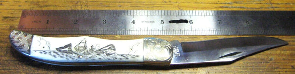 Case XX USA 1978 NOS W165 SS SAB Scrimshawed Bone Moby Dick Nantucket Ride Knife