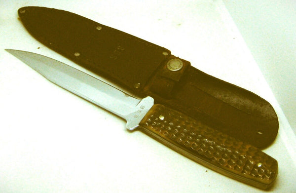 Vintage 1940s CASE Bone Handle Outers Hunting-Skinning Knife BBS & Sheath Mint!