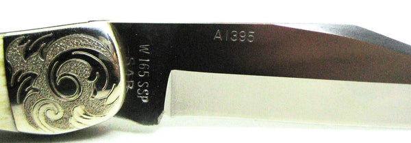 Case XX USA 1978 NOS W165 SS SAB Scrimshawed Bone Moby Dick Nantucket Ride Knife