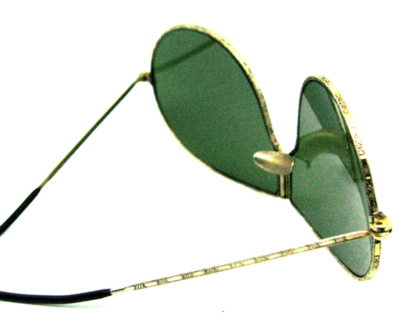 Antique early 1900s Biker folding sunglasses AO?+Ray-Ban USA Bausch & Lomb Case