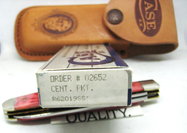 CASE XX USA 1889-1989 Centennial R62019SS Red Bone NIB English Jack Knife 02652