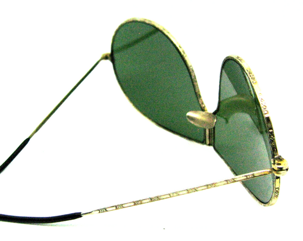 Antique early 1900s Biker folding sunglasses AO?+Ray-Ban USA Bausch & Lomb Case