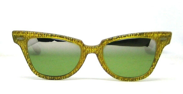 Vintage Ray-Ban USA NOS 1940/50 B&L Rare TGM RB-3 Rim-Wayfarer Sunglasses & Case