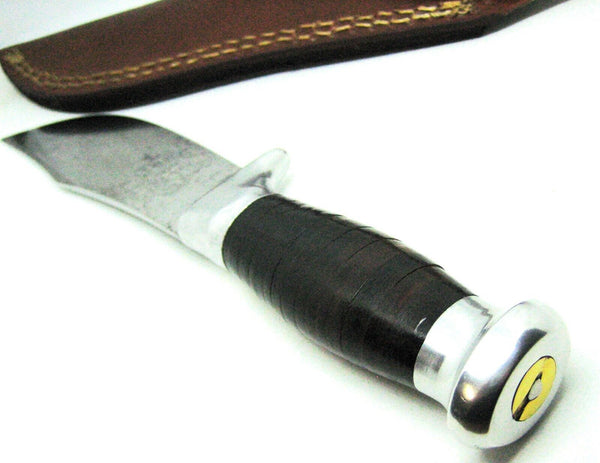 Very Rare Vintage CASE USA Early Fixed Blade Skinning Hunting Knife & Sheath