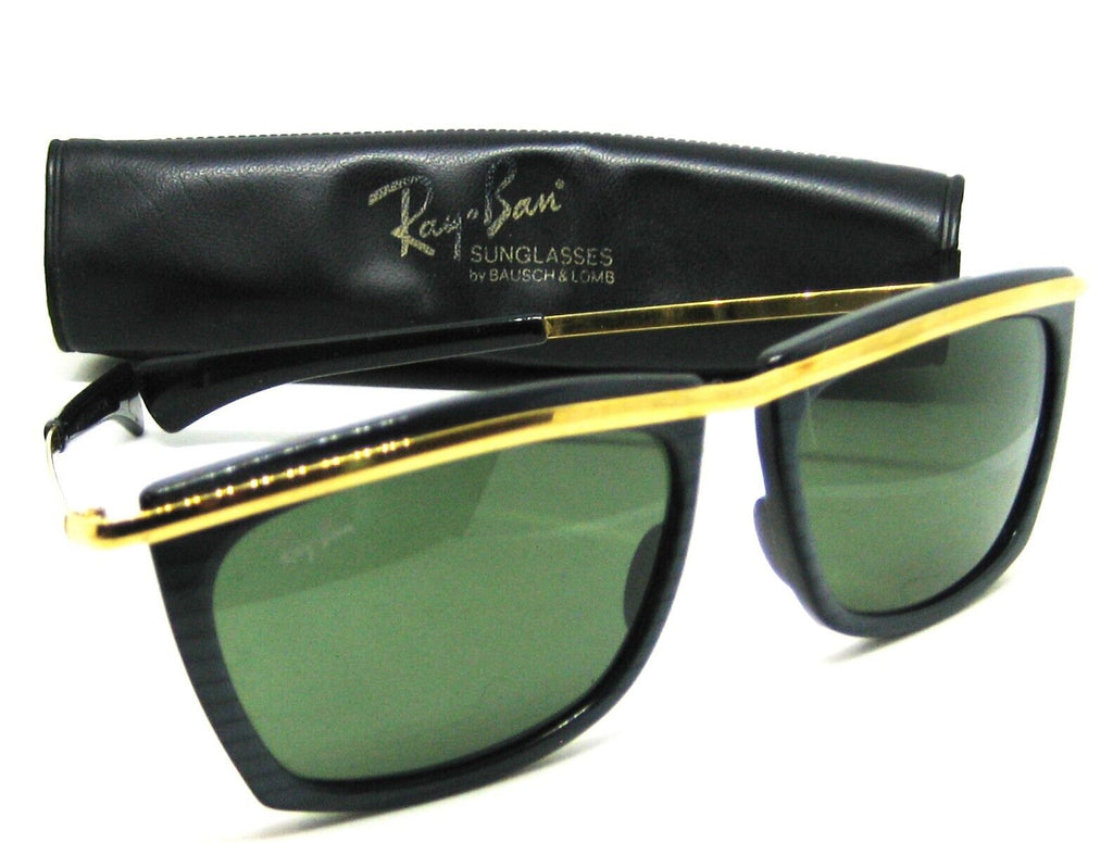 Ray-Ban USA 1980s Vintage B&L Olympian II L1004 Wayfarer Rare NrMint Sunglasses