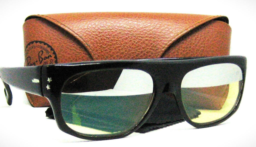 FAOSA Kontiki *style NOS Mexico 1950s Buddy Holy Sunglasses Frame & Ray-Ban case