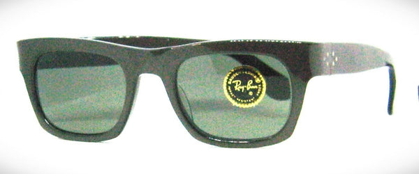 Ray-Ban NOS USA Vintage B&L 60s Plainsman Wayfarer SpaceGray New Rare Sunglasses