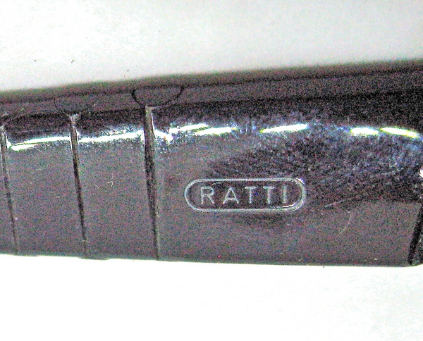 Persol Ratti Meflecto Vintage Cateye 70s Brevette Gloss Black NOS Sunglasses