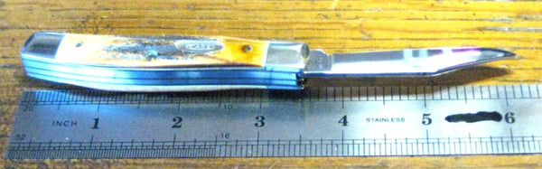 Case XX USA 52032 Double Blade Stockman NOS Pocket Knife w/Stag Handle 4-Dot New