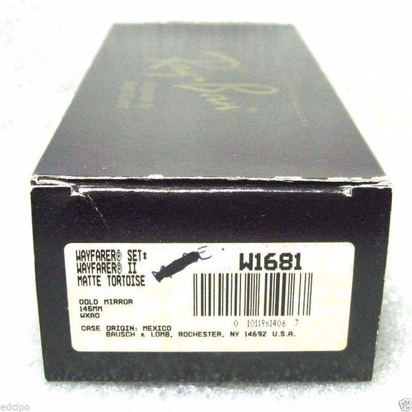 **SOLD**Ray-Ban USA Vintage *NOS B&L Wayfarer II Rare W1681 B-23 Chromax *NEW Sunglasses - Vintage Sunglasses