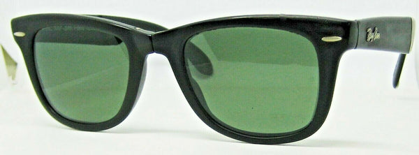 Ray-Ban USA Vintage B&L Folding Wayfarer W0670 Matte Ebony 5022 Xlnt Sunglasses