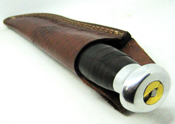 Very Rare Vintage CASE USA Early Fixed Blade Skinning Hunting Knife & Sheath