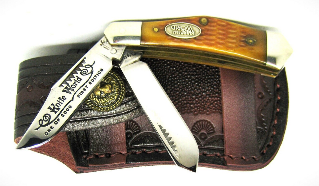 NOS Cripple Creek 1982 Trapper 1st Edition Knife World SN 0909 Mint Bob Cargill knife