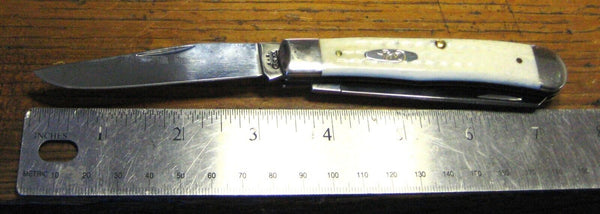 Case XX SS USA Natural Trapper 00279 New in Box Vintage 2003 NEW Knife & Sheath