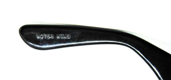 Ray-Ban USA NOS Vintage B&L Wayfarer II W0758 TGM B15 Ebony NewInBox Sunglasses - Vintage Sunglasses