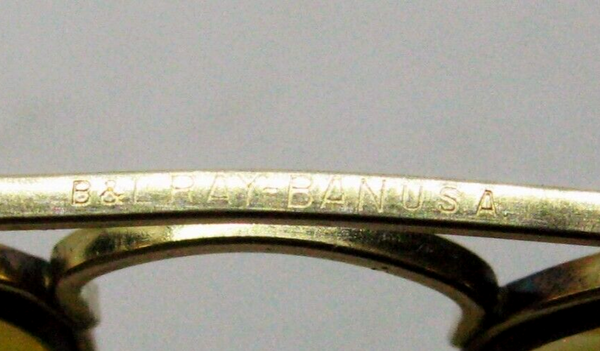 Ray-Ban USA Vintage NOS 60s B&L Aviator Caravan Blue Changeable Photo Sunglasses