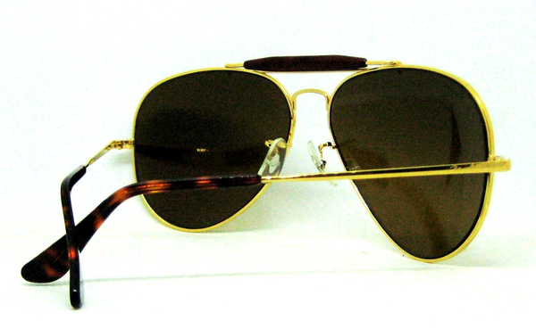 Ray-Ban USA NOS Vintage 80s B&L Aviator Tortuga TGM Outdoorsman New Sunglasses