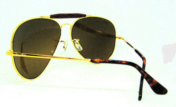 Ray-Ban USA NOS Vintage 80s B&L Aviator Tortuga TGM Outdoorsman New Sunglasses