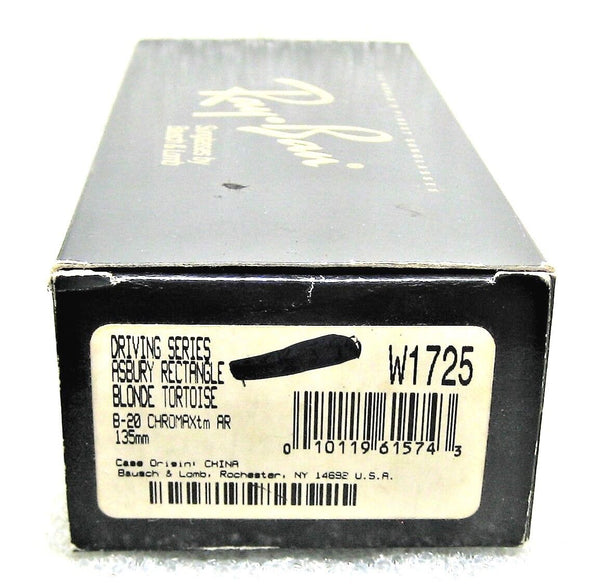 Ray-Ban USA Vintage NOS B&L Asbury Chromax W1725 Driving Srs NewInBox Sunglasses
