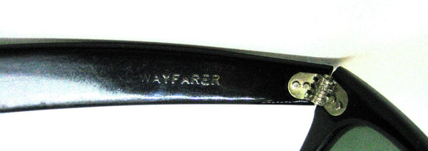 Ray-Ban USA Vintage B&L 1970S Wayfarer Ebony 5022 Nr.Mint Sunglasses & Case