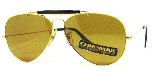 Ray-Ban USA Vintage 90s B&L Aviator Chromax 62mm For Driving GP Mint Sunglasses
