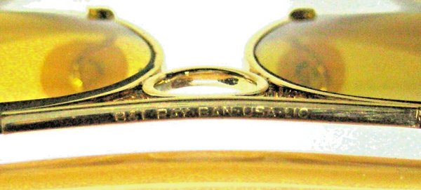 Ray-Ban USA NOS Vintage 70s B&L Aviator LIC Ambermatic Bullet Shooter Sunglasses