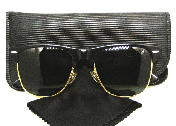 Ray-Ban USA 1990s Vintage B&L Wayfarer  Max Ebony W1272 Excellent Sunglasses