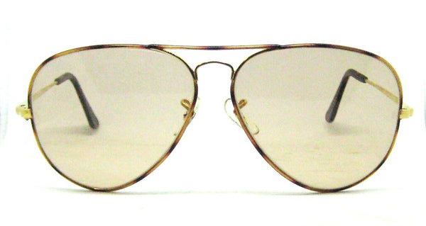 Ray-Ban USA NOS Vintage 80s B&L Aviator Tortuga Brown Changeables New Sunglasses