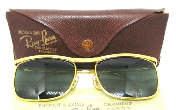 Ray-Ban USA Vintage 50s B&L NOS Rare Signet II Classic Metals New Sunglasses
