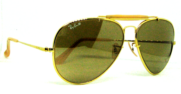 Ray-Ban USA Vintage 80s B&L *NOS The General RB-50 Aviator Rare 62mm Sunglasses