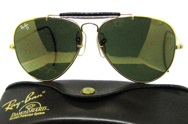 Ray-Ban USA B&L Diamond Hard Aviator Outdoorsman 62mm W1508 Survivor Sunglasses