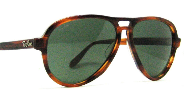 Ray-Ban USA Vintage 1980s B&L Aviator 58mm G-15 Vagabond Mint Sunglasses & Case