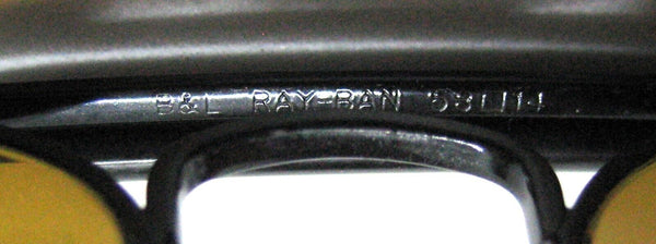 Ray-Ban USA B&L Aviator Chromax 58mm 4-Driving Black Chrome Excellent Sunglasses