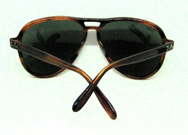 Ray-Ban USA Vintage 1980s B&L Aviator 58mm G-15 Vagabond Mint Sunglasses & Case