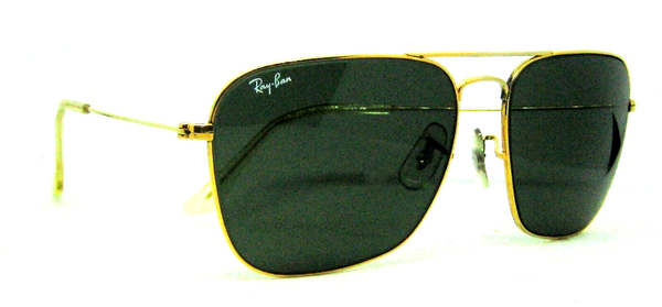 Ray-Ban USA Vintage 1980s B&L Aviator Caravan 58mm G-15 Mint Sunglasses & Case