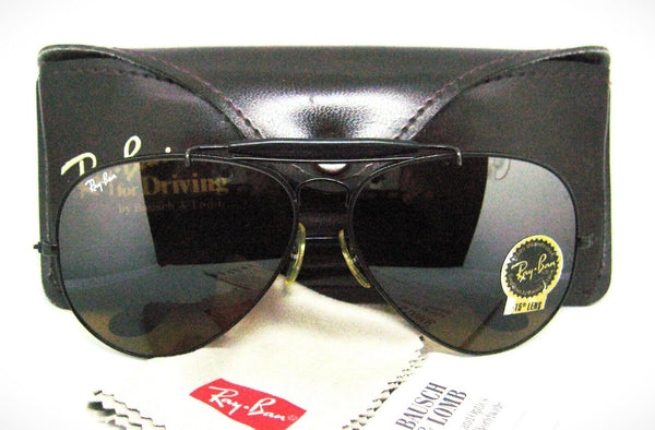 Ray-Ban USA NOS Vintage 1980s B&L Aviator Driver TGM Outdoorsman New Sunglasses