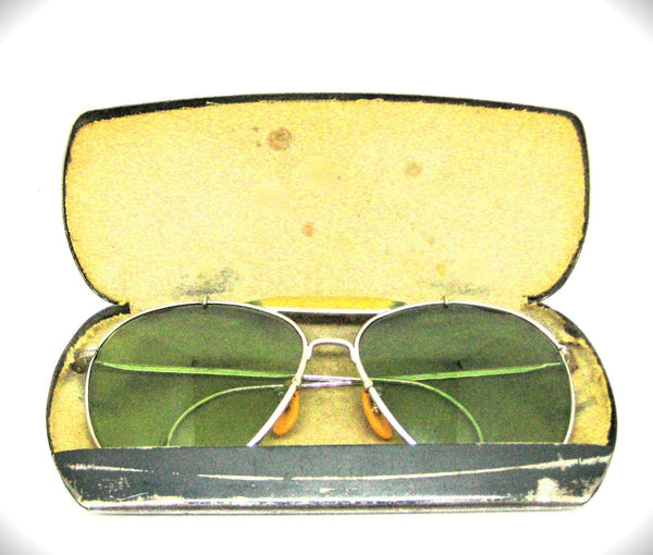 Vintage Ray-Ban USA Aviator 1940s WWII B&L USAAF USN AN6531 Sunglasses