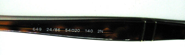 Persol NOS Vintage  Azure Top Gradient Lenses 649 Havana New w/case Sunglasses