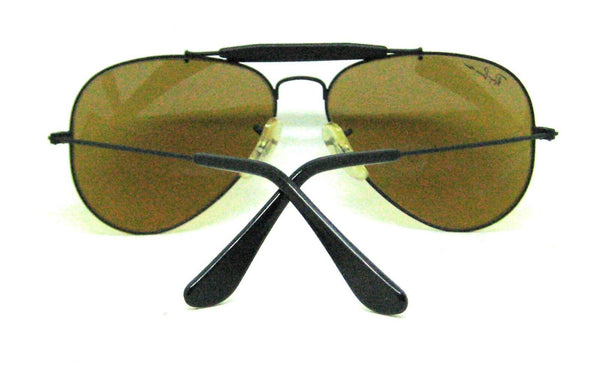 Ray-Ban USA B&L NOS Aviator Chromax 58mm 4-Driving Matte Black New Sunglasses
