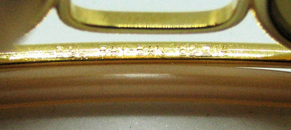 Ray-Ban USA Vintage 80s B&L *NOS The General RB-50 Aviator Rare 62mm Sunglasses