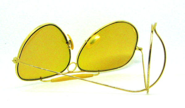Ray-Ban USA NOS Vintage 70s B&L Aviator LIC Ambermatic Bullet Shooter Sunglasses