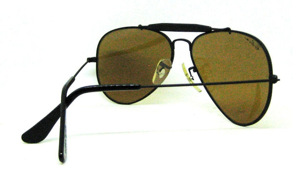 Ray-Ban USA B&L NOS Aviator Chromax 58mm 4-Driving Matte Black New Sunglasses