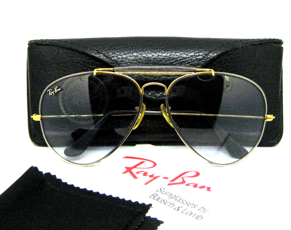 Ray-Ban USA B&L Vintage Precious Metals Titanium/Gold Ultra-Gradient Sunglasses