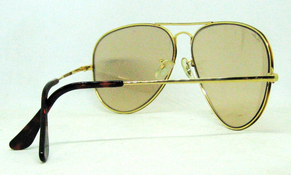 Ray-Ban USA NOS Vintage 80s B&L Aviator Tortuga Brown Changeables New Sunglasses