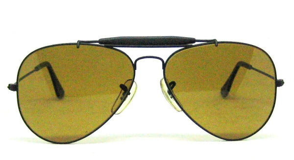 Ray-Ban USA B&L NOS Aviator Chromax 58mm 4-Driving Matte Black New Sunglasses
