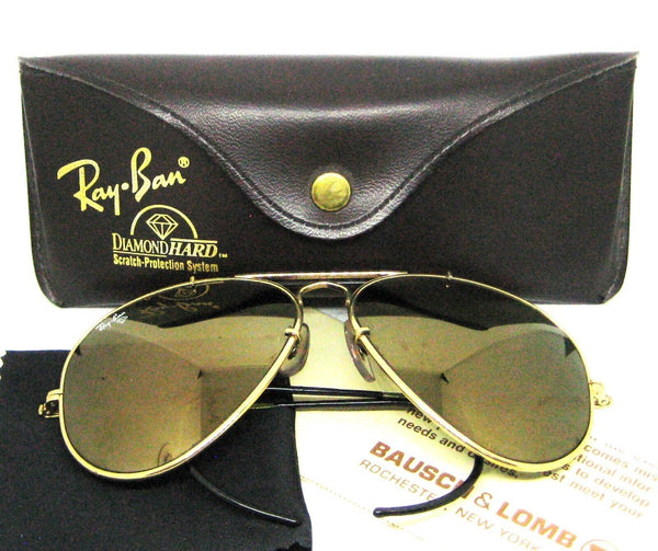 Ray-Ban USA B&L Diamond Hard Aviator Outdoorsman 62mm W1508 Survivor Sunglasses