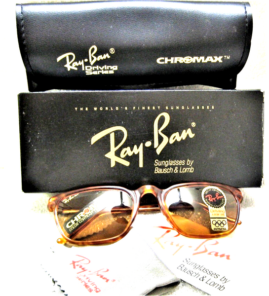 Ray-Ban USA Vintage NOS B&L Asbury Chromax W1725 Driving Srs NewInBox Sunglasses
