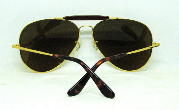 Ray-Ban USA NOS Vintage 80s B&L Aviator Tortuga TGM Outdoorsman New Sunglasses