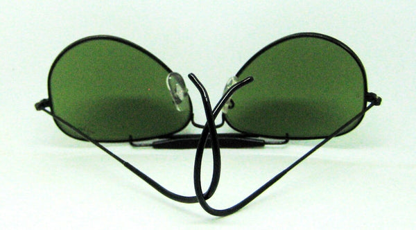 Ray-Ban USA 1980s Vintage B&L NOS Aviator RB-3 Outdoorsman Black New Sunglasses
