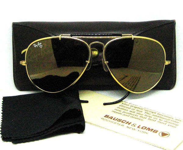Ray-Ban USA B&L Diamond Hard Aviator Outdoorsman 62mm W1508 Survivor Sunglasses